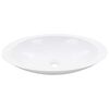 vidaXL Lavabo 59,3x35,1x10,7 cm resina mineral/m&aacute;rmol blanco