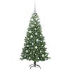 vidaXL &Aacute;rbol de Navidad con 150 LED con soporte Verde 120 cm PVC