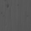 vidaXL Estanter&iacute;a madera maciza de pino gris 80x35x154 cm