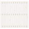 vidaXL Cabecero de cama pared madera maciza pino blanco 95,5x3x90 cm