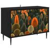 vidaXL Mueble de TV ZAANDAM 69 x 33 x 50,5 cm Roble Negro