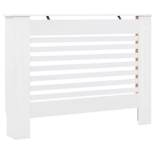 vidaXL Cubierta para radiador MDF blanco 112x19x81,5 cm