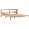 vidaXL Estructura de cama con cabecero madera maciza pino 180x200 cm