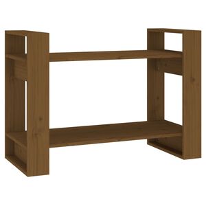 vidaXL Estanter&iacute;a/divisor espacios madera marr&oacute;n miel 80x35x56,5 cm
