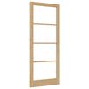 vidaXL Puerta Interior ORKDAL Marr&oacute;n 93 x 232 cm