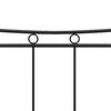 vidaXL Estructura de cama sin colchón metal negro 140x200 cm