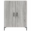 vidaXL Aparador alto madera contrachapada gris sonoma 69,5x34x180 cm