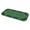 vidaXL Superficie de p&oacute;ker 8 jugadores plegable en 4 rectangular verde