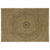 vidaXL Alfombras de &aacute;rea Negro 140 x 200 cm yute