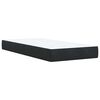 vidaXL Cama box spring con colch&oacute;n terciopelo negro 100x200 cm