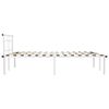 vidaXL Estructura de cama sin colchón metal blanco 140x200 cm