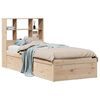 vidaXL Estructura de cama sin colch&oacute;n madera maciza de pino 100x200 cm