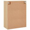 vidaXL Armario de pared roble Sonoma 69,5x34x90 cm