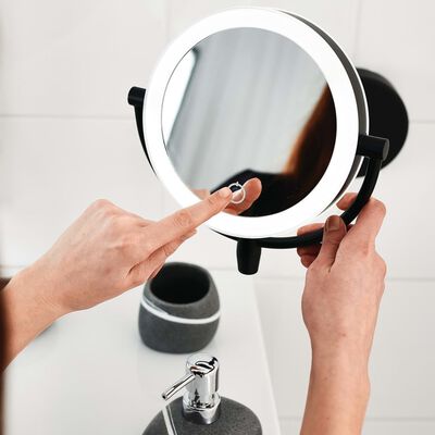 RIDDER Espejo de maquillaje Shuri con LED y botón táctil