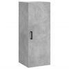 vidaXL Armario de pared gris hormig&oacute;n 34,5x34x90 cm