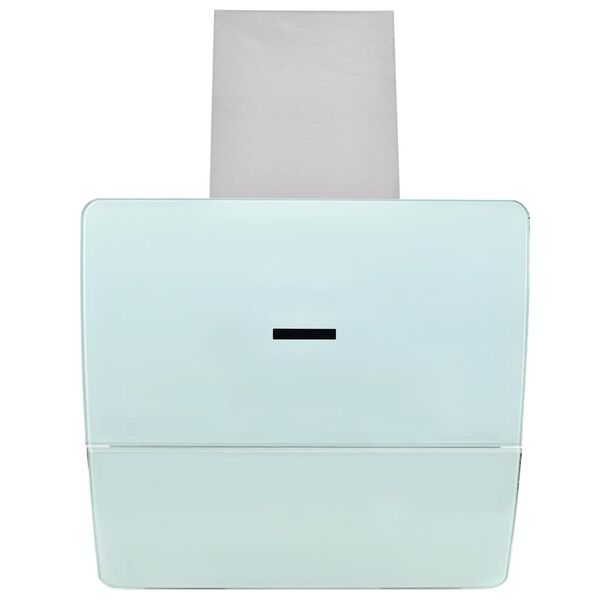 vidaXL Campana extractora de pared acero inox blanca 756 m³/h 60 cm
