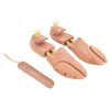 vidaXL Estirador de zapatos con calzador EU 42-43 madera maciza cedro