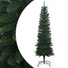 vidaXL Artificial Slim Christmas Tree 120 cm PE y PVC Verde