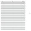 vidaXL Persiana veneciana Blanco 110 x 130 cm 35 mm