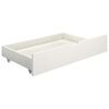 vidaXL Cama con dosel sin colch&oacute;n madera maciza blanco 90x200 cm
