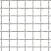 vidaXL Panel de malla alambre rizado acero inox. 50x50 cm 31x31x3 mm