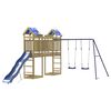 vidaXL Parque infantil de exterior madera de pino impregnada