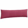 vidaXL Cojines de sof&aacute; 2 pcs Rojo vino 145 x 40 cm Tela de pana
