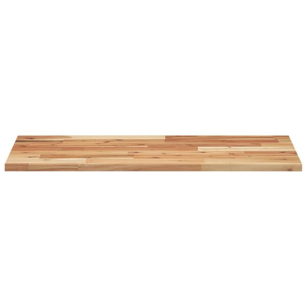 vidaXL Estante flotante 3 uds madera acacia acabado aceite 100x40x2 cm