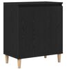 vidaXL Vitrina Roble Negro 60 x 35 x 70 cm Madera de ingenier&iacute;a
