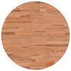 vidaXL Tablero redondo de madera maciza de haya &Oslash;50x1,5 cm