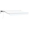 vidaXL Armaz&oacute;n de toldo manual con LEDs 3,5 x 2 m