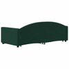 vidaXL Sof&aacute; cama nido terciopelo verde oscuro 90x200 cm