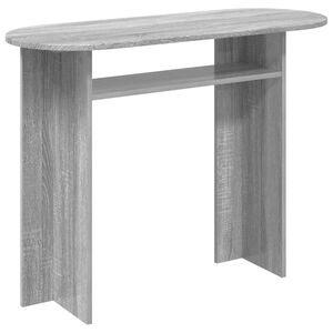 vidaXL Mesa Consola Gris Sonoma 100 x 39,5 x 75 cm