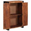vidaXL Highboard con Puertas Marrón Madera Recuperada Sólida y Metal