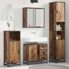 vidaXL Juego de muebles de baño 3 pcs Madera vieja 65 x 33 x 60 cm