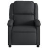vidaXL Sillón reclinable de cuero auténtico negro