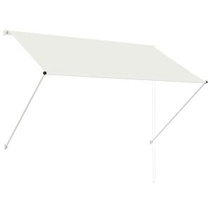 vidaXL Toldo retr&aacute;ctil 200x150 cm crema