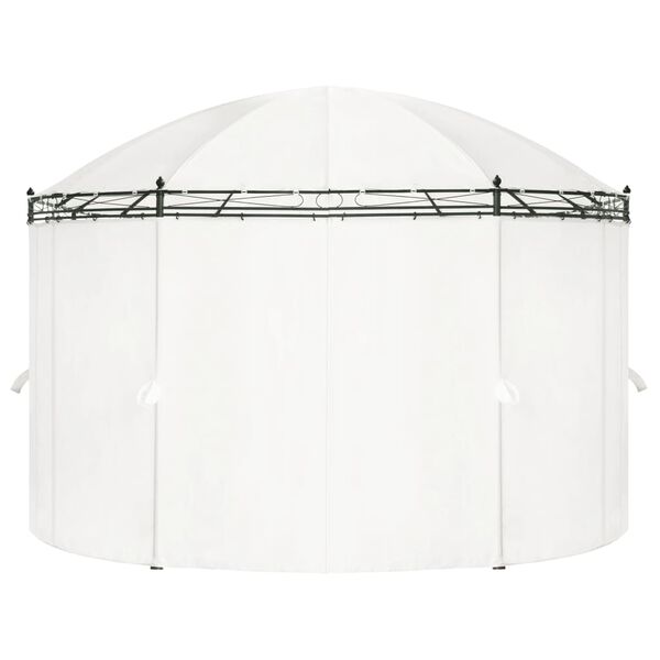 vidaXL Cenador blanco crema 530x350x265 cm