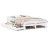 vidaXL Estructura de cama sin colch&oacute;n madera maciza de pino 160x200 cm