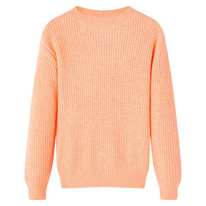 Jersey de punto infantil naranja claro 128