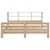 vidaXL Estructura de cama sin colch&oacute;n madera maciza de pino 180x200 cm