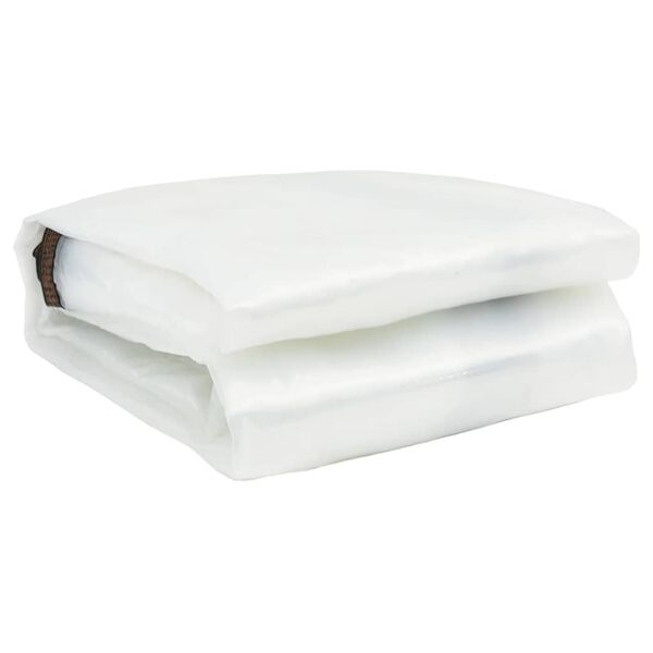 vidaXL Lona transparente con ojales polietileno 5x10 m