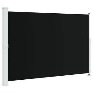 vidaXL Toldo lateral retr&aacute;ctil para patio negro 200x300 cm