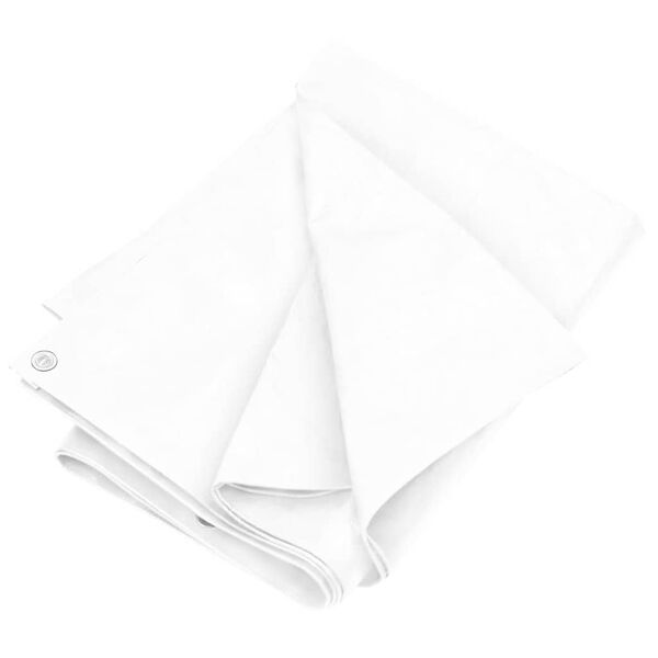 vidaXL Lona HDPE blanco 180 g/m&sup2; 4x8 m