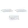 vidaXL Edredón con almohada 3 pcs Microfibra