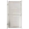 vidaXL Puerta de jard&iacute;n 100x175 cm de acero inoxidable