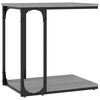 vidaXL Mesa auxiliar madera contrachapada gris Sonoma 50x35x52 cm