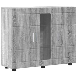 vidaXL Armario de Madera Gris Sonoma 88,5 x 30,5 x 73 cm