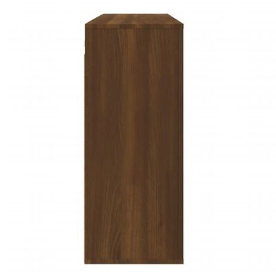 vidaXL Armario de pared madera contrachapada marrón roble 80x33x80 cm