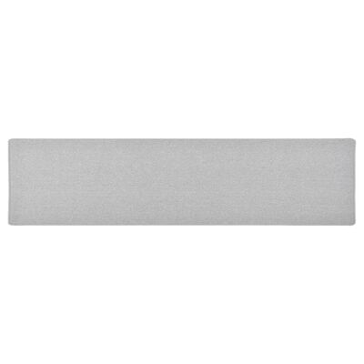 vidaXL Alfombra de pasillo gris claro 50x200 cm